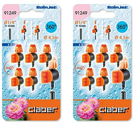 Clab er 91249 - Micro irrigatori regolabili a 360 gradi