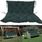 NENIUX 10CM Thicken Outdoor/Indoor Swing Replacement Bench Cushions with Backrest, Waterproof Bench Pads 2-3 Seater with Straps for Garden Courtyard Furniture,100 * 100 * 10cm,Dark Green