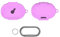 CRGANGZY Silicone Earphone Protector Shockproof Earphone Protective Sleeve with Carabiner Anti-scratch for Anker Soundcore Space A40 Charging Box
