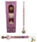 Schnullerband mit Namen für Mädchen und Jungs Schnullerkette mit Namen ohne Perlen Personalisierte Schnuller Clips für Baby Geschenk Neugeboren (Pink Herz)