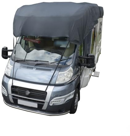 UK Custom Covers MTC918DARKGREYAD2 Bâche de toit imperméable et résistante pour camping-car Gris foncé 8 à 8,5 m