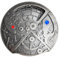 Roulette Dice von Unique Dice 7-in-1 Drehscheibe Würfel DND Spinner Metall D20 Rollenspiel Dungeons and Dragons (Antik Silber)
