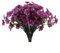 CNANRNANC Ramos de flores violetas realistas, crean un ambiente hogareño sabroso y acogedor (morado)
