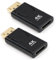 EasyULT 2 Pièces Displayport vers Hdmi Adaptateur, Adaptateur Compatible avec Ordinateur De Bureau/Pc De Bureau/Pc/Moniteur/HDTV, Adapté Aux éQuipements Displayport Et Hdmi Connexion