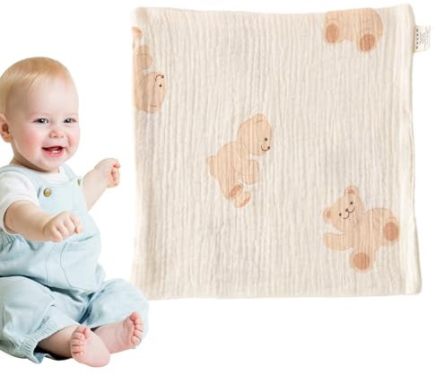 Lavaggio del bambino, morbido panno assorbente in cotone per , fazzoletto quadrato da 9 x 9 pollici, asciugamano per , bagno, sbavatura e disordine