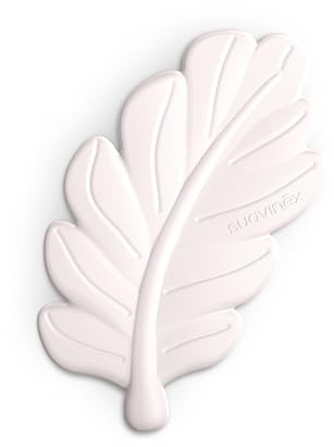 Suavinex, einteiliger Silikon-Beißring. Weich, flexibel, sicher. Beruhigt & lindert das Baby-Zahnfleisch. Ergonomisch, leicht zu greifen, mit Textur und Reliefs. Blatt-Design, Kollektion Poetry, Rosa