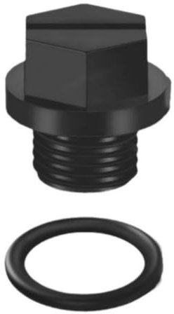 CATELL 8 Stück Pool Ablassschraube, Ablassstopfen mit Dichtungen Schwimmbecken Pool Pump Parts Schwarz Ablassschraube Poolpumpe Kompatibel mit Den Meisten Poolpumpenschläuchen