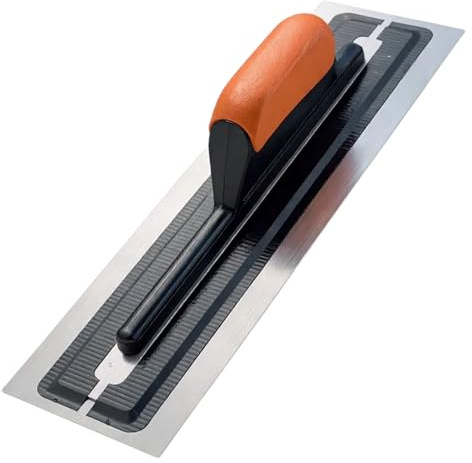 Plastering Trowel - Skimflex Pro Ultraflex Stainless Steel Blade,Wood Handle, 455mm/18in - Professional Quality, Flexible & Durable - Ideal for Finishing Skimming, Plastering & Rendering