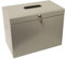 Cathedral Metal A4 File Box - Silver