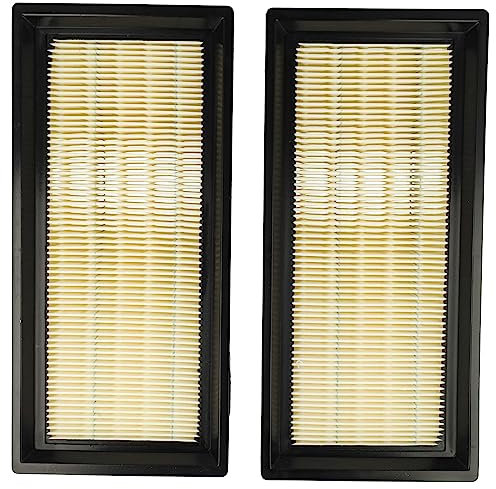 vhbw Filterset 2X Staubsaugerfilter kompatibel mit Nilfisk Attix 30, 30-21 XC 230V 50HZ DK Staubsauger - Hauptfilter, Flachfalten-Filter