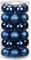 Inge Glas Weihnachtskugeln | Schöne Christbaumkugeln aus Glas | 30 Kugeln in Dose | Christbaumschmuck Weihnachtsbaumschmuck Weihnachtsbaumkugeln (Midnight Blue | Glanz/matt)