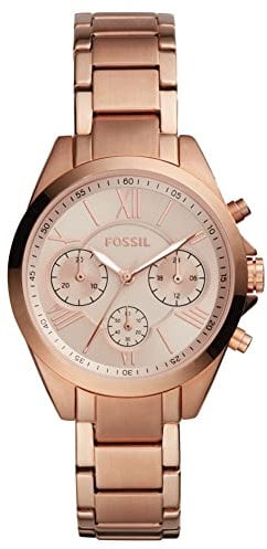 Fossil Damen-Armbanduhr, Roségold, BQ3036