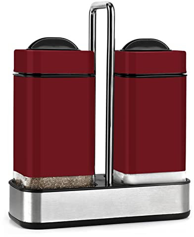 Salière et poivrière MF 2 + 1 (rouge)