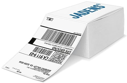 Thermal Direct Versandetiketten, 4 x 6–500 Etiketten, kompatibel mit Rollo, Brother, Zebra und den meisten Thermodruckern, perforiert, kommerzielle Qualität, nicht kompatibel mit Dymo