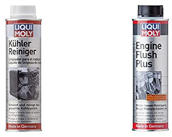 Liqui Moly 2506 Limpiador De Radiador, 300 Ml + 2657 Motor Limpieza, Engine Flush Plus, 300 Ml