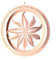 Inspired Indigo Rose Gold Lilie Ornament | Graduate, New Job, Overcoming Challenge, Scheidung Erholung, starke Frau, | Inspirierendes Zitat | Ermutigungsgeschenk für Frauen mit Stärke-Zitat