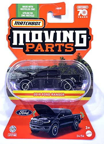 Hot Wheels Matchbox - bewegliche Teile - 2023-2019 - Ford Ranger - 34/54-70 Jahre - Mint/NrMint - Schiffe Luftpolsterfolie verpackt in einer Box mit Füllung