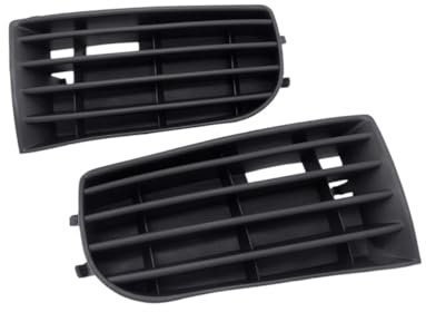 XIBANY Pezzo di Ricambio per Auto Griglia fendinebbia paraurti Anteriore Auto Senza Fori Copertura fendinebbia for VW Golf 5 MK5 2005-2009 Pezzo di Ricambio per Auto
