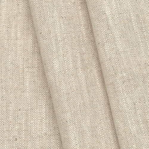STOFFKONTOR 100% Leinen Stoff unbehandelt - Meterware, Farbe Roh-Weiss/Natur - zum Nähen von Bekleidung und Homeaccessoires