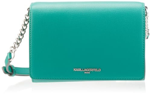 Karl Lagerfeld Paris Damen Connie Crossbody Cross-Body, Greenlake
