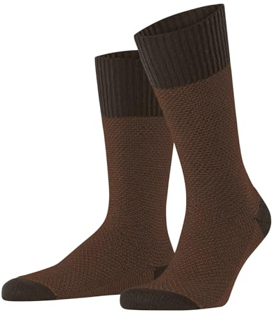 ESPRIT Herren Socken Cozy Piqué Boot M So Baumwolle Wolle gemustert 1 Paar, Grau Dark Rock 3093, 43-46
