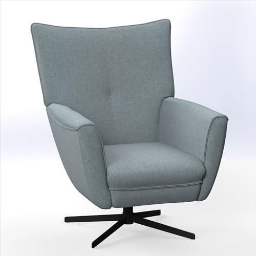 Polsetti - Amaze - Ohrensessel - Armlehnstuhl Drehbar - Gepolstert Sessel Wohnzimmer - Relaxsessel - Loungesessel - Esszimmerstühle - Fernsehsessel - Lesesessel Bequem - Bodensessel