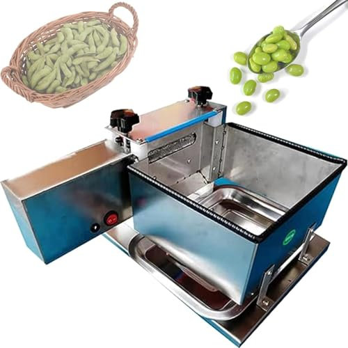 DPQYJPP Máquina eléctrica descascarar Guisantes, semiautomática peladora Guisantes Separador, máquina Comercial descascarar vainas Frijoles, peladora Guisantes Secos, para Frijoles/Edamame