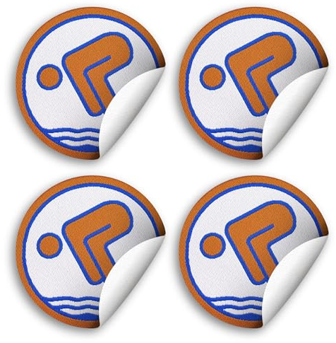 Seepferdchen® 4er-Set Offizielle Bronze-Schwimmabzeichen | DSA Bronze Abzeichen | Wasserresistent & langlebig | Perfekt für Freischwimmer & Schwimmkurse (Aufkleben)