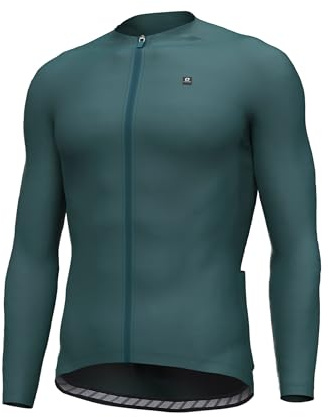 LAMEDA Cycling Jersey Men Long Sleeve Road Bike Bicycle Jersey Tops for Men MTB Breathable Comfortable Soft Elastic
