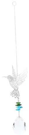 TINEASUR Patch Anhänger Kronleuchter Windspiele Kristalle Auto Kronleuchter Fensteraufhängung Ornament Kronleuchter Lampe Beleuchtung Vogel Prisma Sonnenfänger Vogel