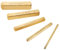 O'SKOOL 5-teiliges Set Präzisions-Messblöcke aus massivem Messing, 2,5 Zoll lang, Größen 1/8, 3/16, 1/4, 3/8, 1/2, ideal für Tischkreissäge, Frästisch und Holzbearbeitung