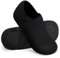 WateLves Damen Memory Foam Plüsch Hausschuhe Antirutsch Baumwolle Pantoffeln Mit Polar Fleece-Futter (Schwarz Streifen 40/41)