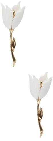 COLLBATH Lot De 2 Broches De Mariage Élégantes Pour Costume Accessoire De Fête Pour Corsage Boutonnière