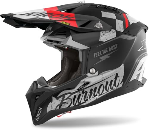 AIROH AVIATOR 3 BURNOUT MATT L