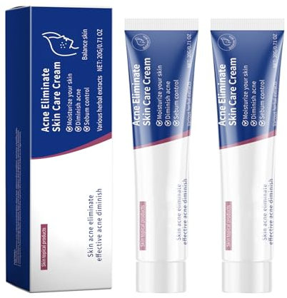 Landrain 2 Stück Anti Pickel Creme, Natürliche Aknederm Salbe