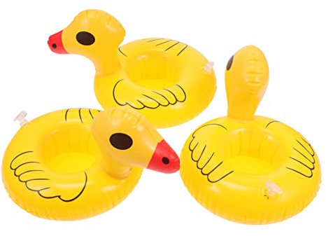 UPKOCH 1juego Soporte Inflable para Bebidas Agua De Portavasos Flotantes para Playas y SPA Diseño De