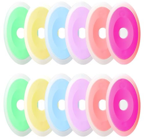 JEYORZY 12 Stück Radiergummi, Radierbarer Gelschreiber Stift Radiergummi, Silikonradierer zum Löschen von Thermotinte