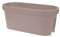 mucHome Geländer Balkonkasten 60x26x25 cm – Blumenkasten Pflanzkasten Blumentopf - Blumenkübel für Balkon & Terrasse (Beige)