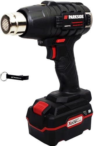 HEADNMORE® Bundle - PARKSIDE PERFORMANCE® 20V Akku Heißluftpistole PPHLGA 20 (inkl. 4Ah Akku) +Schlüsselanhänger