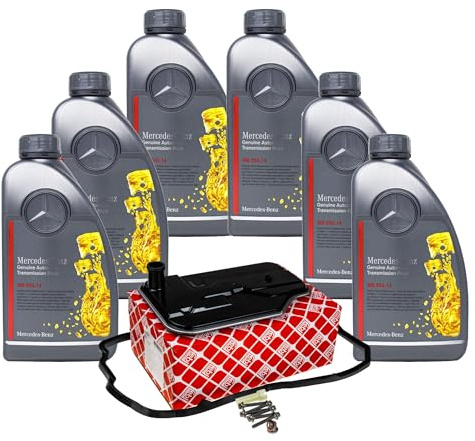 EISENFELS Inspektionspaket enthält 6 L Getriebeöl ATF MB 236.14 Getriebeölfilter für C-Klasse T-Model S204 S203 GLK-Klasse X204 220 CDI 4matic 250 W204