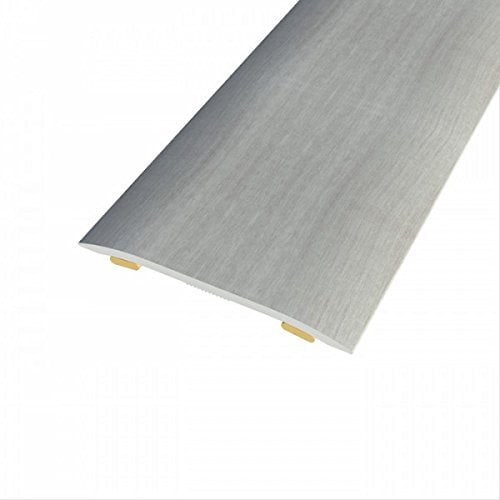 Self Adhesive Aluminium Motion Cover Strip - Floor Edging - Door Threshold (Grey Oak)