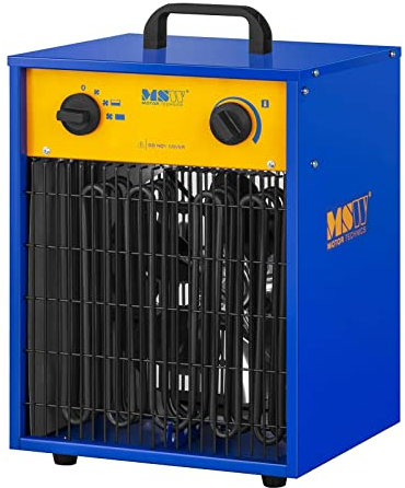 MSW Heizlüfter Elektroheizer mit Kühlfunktion MSW-CHEH-9000 (9.000 W, Temperaturbereich 0–85 °C, automatische Einstellungstemperaturfunktion)