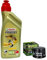 Kit tagliando 3 Litri Castrol Power 1 10W40 filtro olio Yamaha T-Max 500 530 Xciting