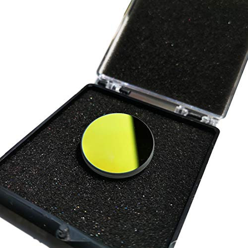 MCWlaser 1 STÜCKE K9 Glasspiegelbeschichtetes Gold Durchmesser: 25mm Für CO2 Lasergravur Schneiden 40 Watt oder 50 Watt