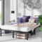 ZINUS Yelena Sommier plateforme en métal 36 cm | Support à lattes en acier | Pour adultes et adolescents | Facile à monter | Espace de rangement sous le lit | 90 x 190 cm | Noir