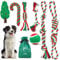 Jouet Chiot Durables Mâcher Corde Peluche Jouet Indestructible Jeux Chien Cadeau Noel pour Petits Moyens Groß Chiens
