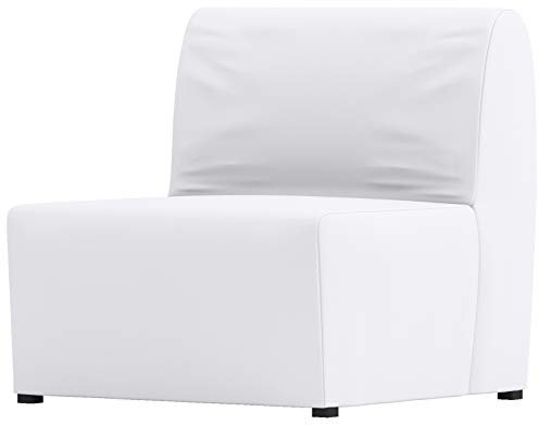Lycksele Ersatz-Sofa-Ersatzteil aus dichter Baumwolle ist speziell für IKEA Lycksele Einzelbett oder Futon hergestellt. Ein Lycksele Einzelsitz-Schonbezug (weiß)