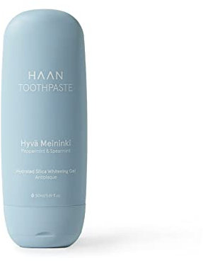 HAAN – Hyva Meiniinki Whitening Zahnpasta – 96% natürliche Inhaltsstoffe – Fluoridfrei, veganes Produkt, tierversuchsfrei, 50 ml