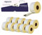 LEYF Etiketten für Dymo Labelwriter 99010 - S0722370-89 X 28 mm - 10 Rolle Pack Etiketten x 130 St. Je Rolle =1300 Etikette,Adressetiketten,Selbstklebend,Kompatibel für Dymo & Seiko Etikettendrucker