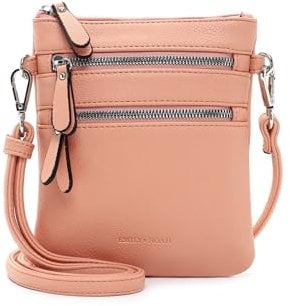 Emily & Noah Umhängetasche E&N Emma 60392 Damen Handtaschen Uni peach/660